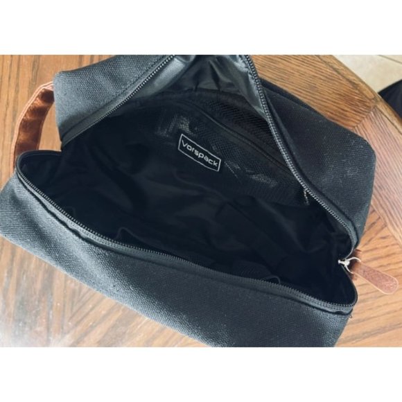 Toiletry Bag Hanging Dopp Kit for Men Water Resistant Canvas Shaving Bag - Picture 2 of 2